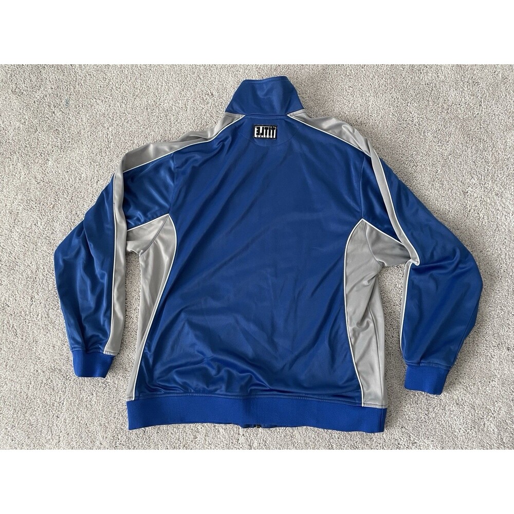 Vintage Title Boxing MMA Blue and Grey Jacket Full Zip Up With Pants Large Rare - Picture 10 of 10
